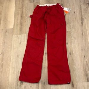 Brand New Koi red scrub pants